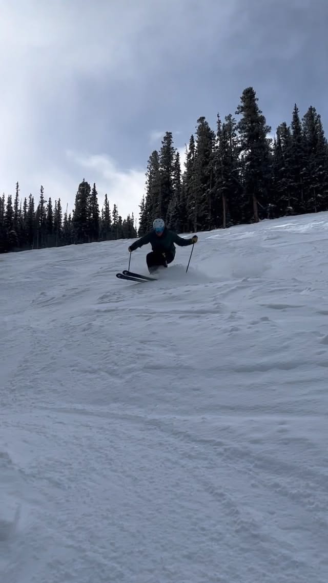 Wanna ski some bumps, frame from the video