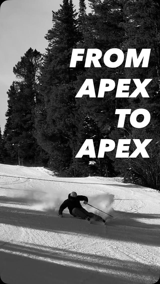 The apex: where one turn ends and the next begins, frame from the video